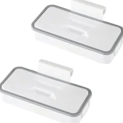 2-pak Affaldsbeholdere, Opbevaringsstativ, Garderobe Papirkurv