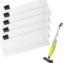 5-pak Karcher Damprenser Puder, Karcher Damprenser Tilbehør, Kompatibel med Karcher Easyfix Sc2 Sc3 Sc4 Sc5 Serie Karcher Damprenser Cl