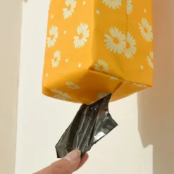 2-pak Køkkenaffaldsposer, vaskbare plastikposer til vægmontering, sammenklappelige affaldsposer, kompatible med køkken, badeværelse, stue, kontor, autocamper (34*10 cm) | Fyndiq