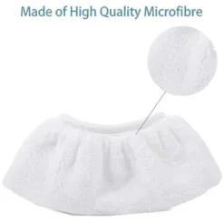 8-pak Mikrofiber Klud Cover Sæt Til Kärcher Damprenser Easyfix Sc2 Sc3 Sc4 Sc5 Hånddyse Tilbehør [DB]
