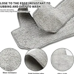 16-pak Rengøringspuder til Winbot W1/W1 Pro, Mikrofiber Rengøringsklude Reservedele