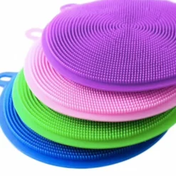 2-pak Silikone opvaskesvamp - Magnic Silikone Opvaskesvamp Multicolor
