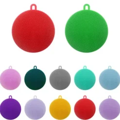 2-pak Silikone opvaskesvamp - Magnic Silikone Opvaskesvamp Multicolor