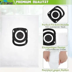 10-pak støvsugerposer - til Rowenta Hygiene + Zr200520, passer til Rowenta Compact Power_qudddd