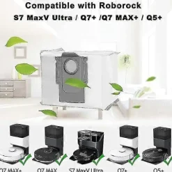 12-pak støvsugerposer til Roborock Q7 Max /q7 Max+ / Q7 Max Plus
