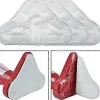 6-pak Udskiftningspuder til dampmoppe til H2O X5, vaskbar mikrofiber, sikker velcro, sikker til flere gulvtyper (LGL)