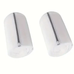 1/2-pakke Vasketøjsposer – Oval netpose til sko, undertøj og sportstøj, rejse & hjem_TF_TF Vit 2st-22x33cm