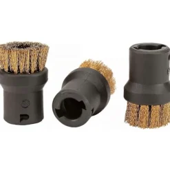 Passer til Karcher dampmaskine tilbehør Karcher SC1 SC2 SC3 SC4 SC5 dampbørstehoved Karcher SC damprenser messing rund børstesæt - (FMY)