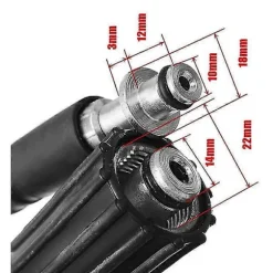 Passer til Karcher K2 K3 K4 K5 6M / 8M / 10M trykvaskerslange sprøjteslange 8M (FMY)