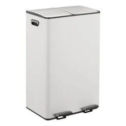 Pedalbeholder med to rum, 2x 30L kapacitet