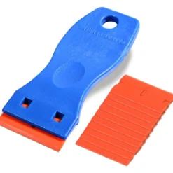 Plastikskraber med 10 plastikblade til fjernelse af lim.