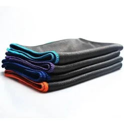 {PL}Mikrofiber Carbon Klud til Aftørring af Vinduer Vinglas Porcelæn Glas Rengøringsklud Kulfiber Klud