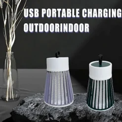 Plug-in Myggebekæmper Lampe - LED Teknologi for Sikker Eliminering af Insekter White Rechargeable