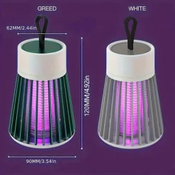Plug-in Myggebekæmper Lampe - LED Teknologi for Sikker Eliminering af Insekter White Rechargeable