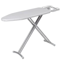 Polyester strygebrætbetræk Højtemperaturbestandigt dobbeltlags strygebrætbetræk Gray 120*37cm