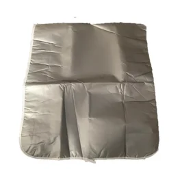 Polyester strygebrætbetræk Højtemperaturbestandigt dobbeltlags strygebrætbetræk Gray 120*37cm