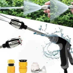 Powerjet kompatibel med haveslange, højtryksrenser, Turbo Washer Power Blaster Plus, havehøjtryksrenser