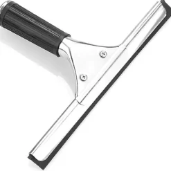 Professionel vindueskraber i rustfrit stål med 25 cm blad til køkken, vinduer, badeværelse, bil