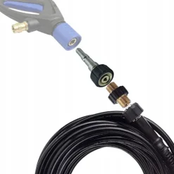 ProJetMax Kloakslange 20M – 2 Dyser | Roterende & 3+1 | 200 Bar | Kompatibel med Nilfisk, Kranzle K2160, K2195