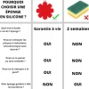 (rød blomme, pulverblomme, blå blomme) silikone opvaskesvamp - Wonder