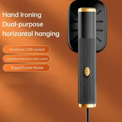 Rejse Dampstryger Mini Jern til Tøj, Dampstryger Håndholdt Bærbar Dampstryger black