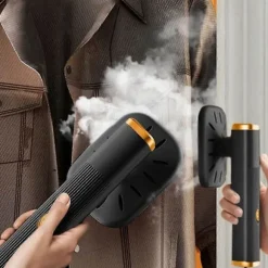 Rejse Dampstryger Mini Jern til Tøj, Dampstryger Håndholdt Bærbar Dampstryger black
