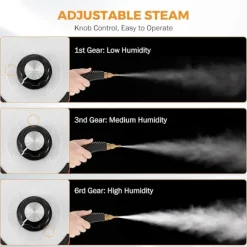 [RM]2500W Car Steam Cleaner for Auto Detailing High Pressure Handheld Steam Cleaner with Water Tank Portable Electric Steam Cleaning Machine H