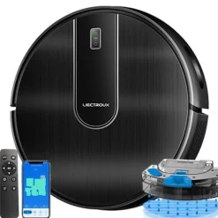 Robotstøvsuger - Liectroux - N7S-U - Gyroskopnavigation - Batteri 5200mAh - Fugtig/Tør Rengøring