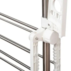 Rootz 3-lags foldbar mobil tøjlufter - Tørretumbler - Tørrestativ - Maksimal alsidighed - Pladsbesparende design - Nem mobilitet - 142L x 55W x 152H c | Fyndiq