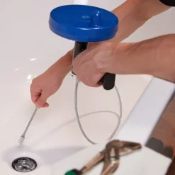 Rørrensningsspiral med håndsving