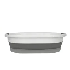Sammenfoldelig Vasketøjskurv / Balje - Foldbar Kurv 25L Grey