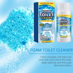 Skum Toiletrengøring, 2025 Nye Toiletskålsrensere, Avanceret Badeværelsesrens til Hjemmet, Kraftige Øjeblikkelige Rensemidler til Rengøringsartikler til Badeværelset (1) | Fyndiq