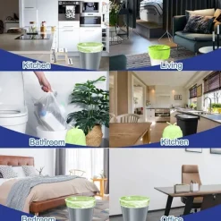 Små skraldespandsposer 45*50cm Biologisk nedbrydelige skraldeposer 4 ruller Skraldeposer til badeværelsespapirkurv Skraldespandspose til køkken hjem soveværelse kontor | Fyndiq