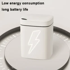 Smart berøringsfri skraldespand til badeværelset 2,6 gallon automatisk bevægelsessensor skraldespand med låg elektrisk vandtæt smal lille skraldespand | Fyndiq