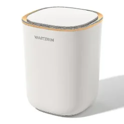 Smart Sensor Skraldespand Køkken Badeværelse Toilet Affaldsspand Bedste Automatisk Induktion Vandafvisende Spand Med Låg 12l (hvid