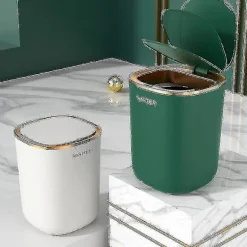 Smart Sensor Skraldespand Køkken Badeværelse Toilet Affaldsspand Bedste Automatisk Induktion Vandafvisende Spand Med Låg 12l (sort