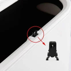 Socket Skraldespand Lås Udskiftning Selvlåsende Fangst Touch Låg Spand Klips Lås Reparationsværktøj