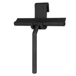 Sort Silikon Badeværelsesbruser Squeegee 21*16cm (Med Praktisk