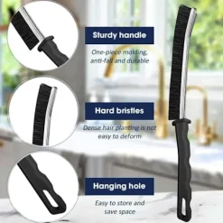 Sprækkebørste, Nyt Multifunktionelt Rengøringsbørsteværktøj, Badeværelsessprækkebørste, Hjem, Køkken, Badeværelse, Vindue, Køretøj, Vandhaner, Toilet, 6 stk. | Fyndiq