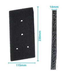 Sæt med 6 filtre til Bauknecht Privileg Whirlpool HX 481010716911 Tørretumbler Varmepumpetørrer Fin Grov 230 x 115 x 14 mm Svampefiltermåtte Kond [DB] | Fyndiq