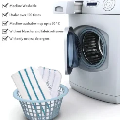 Sæt med 8 klude til Black And Decker dampmopper