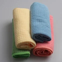 Sæt med 4 mikrofiber viskestykker, høj absorptionskapacitet, 30x40 cm
