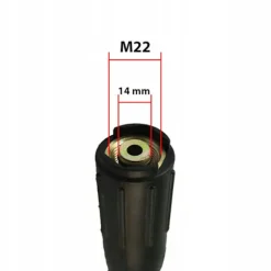 SteelHose Black Pro 10M – Hogtryksslange med Stalforstaerkning | M22 X M22 | 250 Bar | Kompatibel med Karcher HD HDS
