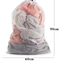 Stor vaskepose 60x90 cm Hvid 1-pack