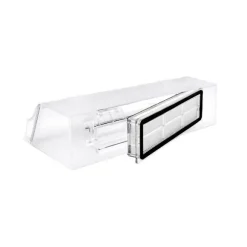 Støvbeholder tilbehør til D9 / L10 Plus robotstøvsuger Støvbeholderbeholder Beholder Skraldespand [DB] transparent white