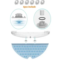 Støvsuger tilbehør 22 dele Xiaomi Roborock S5 Max/S6 Pure/S6 MAXV/S50/S51/S55/S5/S60/S65/S6