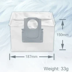 Støvsugerposer til Roborock S8+/Q5+/G10S/Pro/T8/Q7+ 4-pak