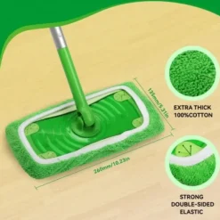 Swiffer Moppe Erstatningspuder 8-pak, Genanvendelige Støvmoppepuder til Gulvrengøring