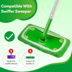 Swiffer Sweeper Mop Udskiftningsklude, klude til Swiffer Gulvmopper, Genanvendeligt Betræk 4PCS