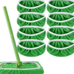 Swiffer Sweeper Moppe Erstatningspuder, klude til Swiffer Gulvmoppe, Genanvendeligt Cover-FX-